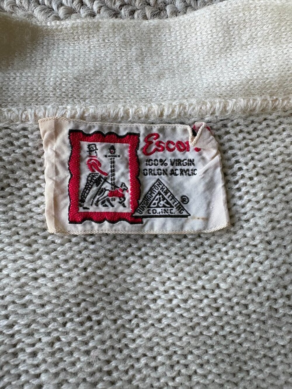 RARE 1950s Troy Cheerleader Cardigan Coquette Letterman VTG S - Picture 3 of 11